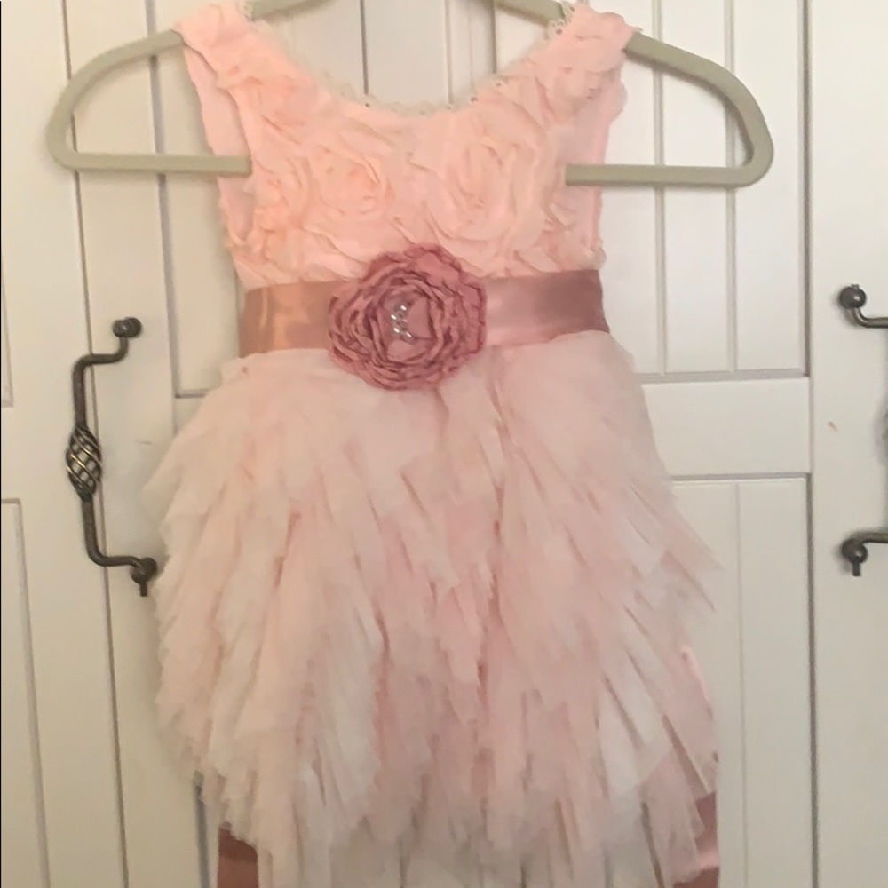 🎉🎉HP🎉🎉Gorgeous Rose Petal Dress